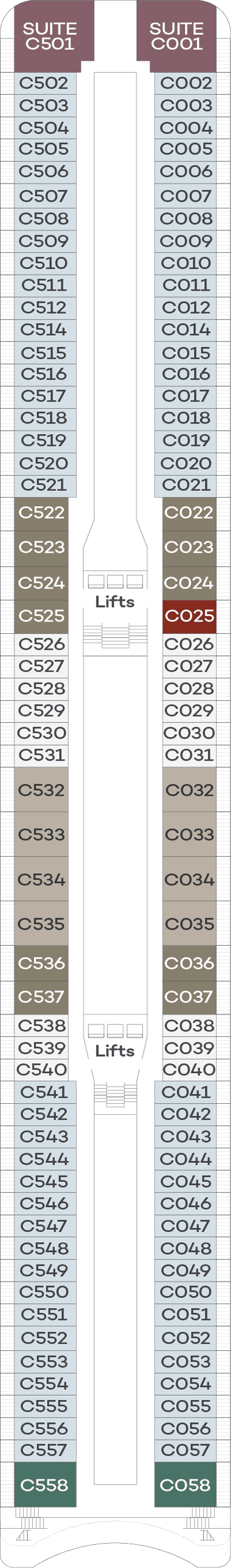 C Deck - Deck 9