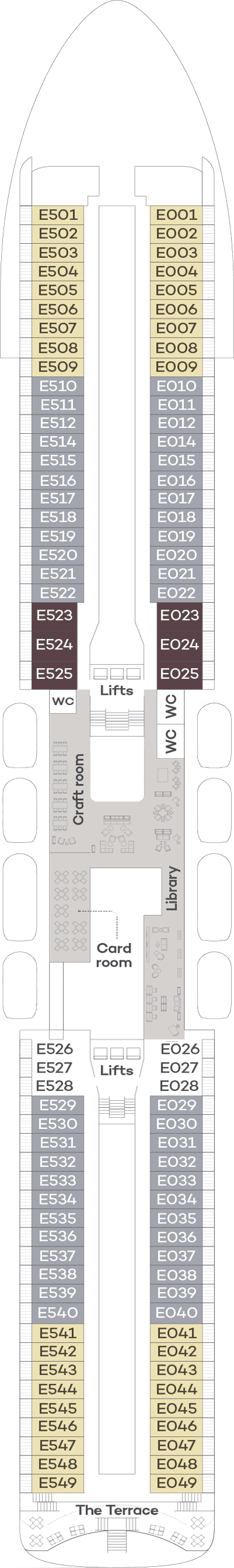 Deck E - Deck 7