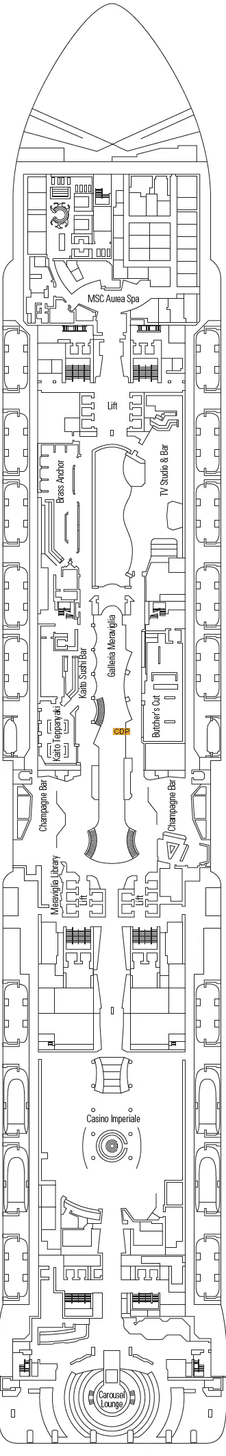 Deck 7 - Taj Mahal
