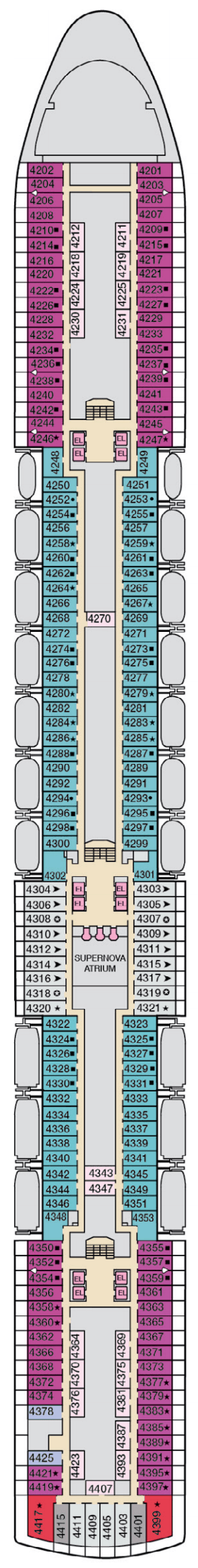 Deck 4  Atlantic