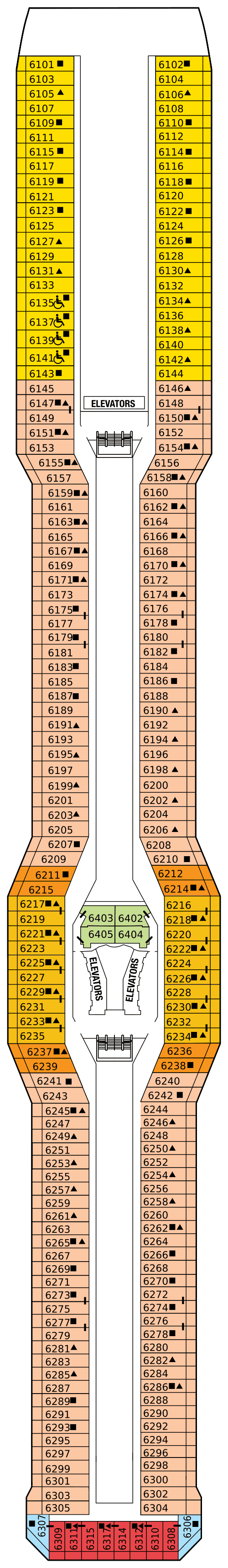 CONTINENTAL DECK 6