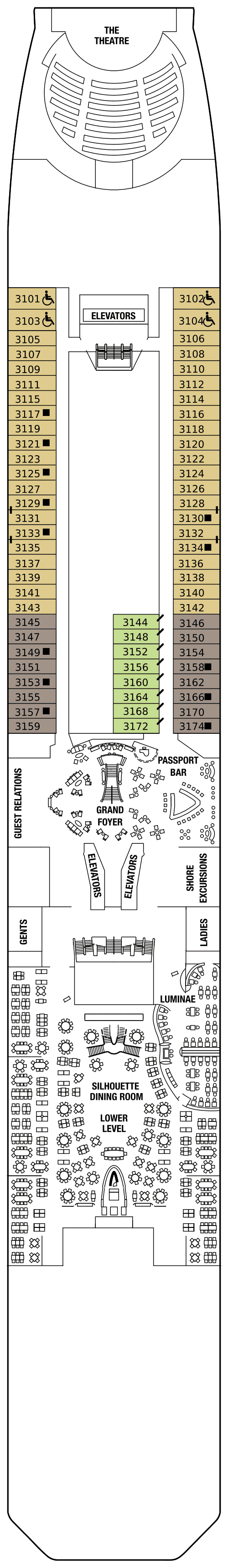 PLAZA DECK 3